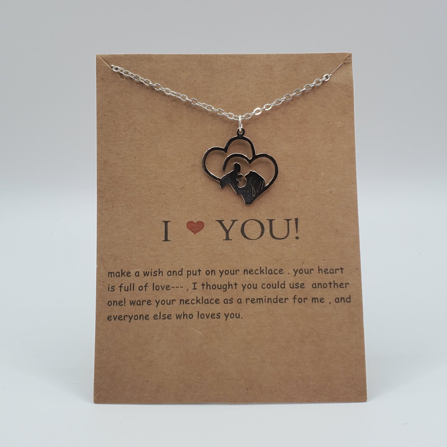 Inspirational Card Necklace