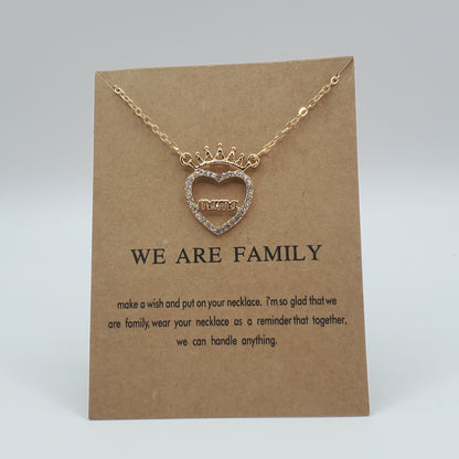 Inspirational Card Necklace