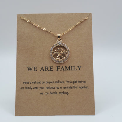 Inspirational Card Necklace