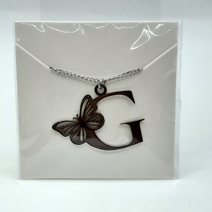 Butterfly 🦋 Initial Necklace