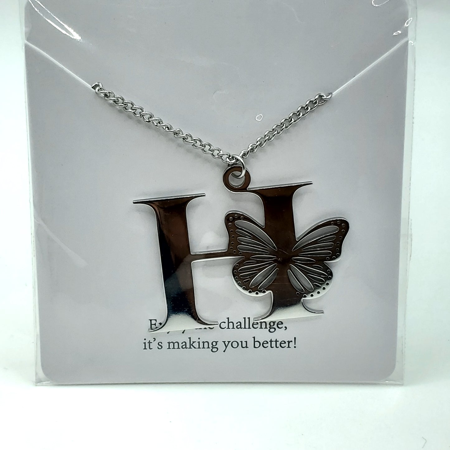 Butterfly 🦋 Initial Necklace