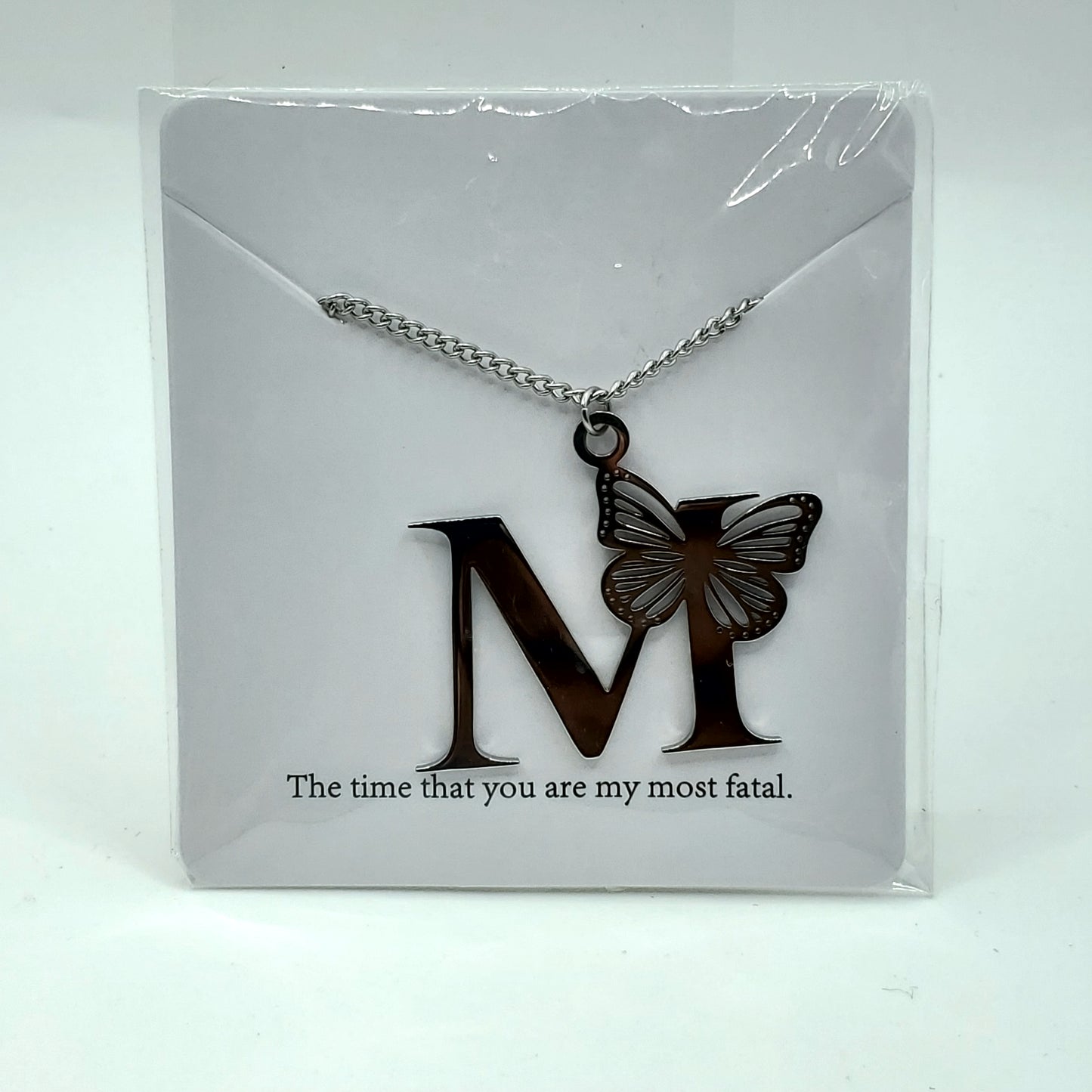 Butterfly 🦋 Initial Necklace