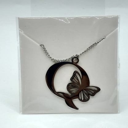 Butterfly 🦋 Initial Necklace