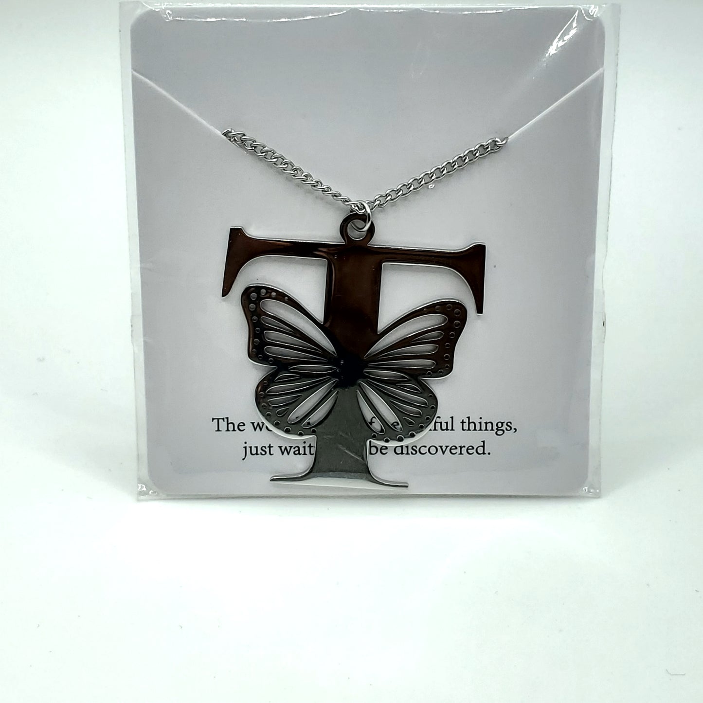 Butterfly 🦋 Initial Necklace