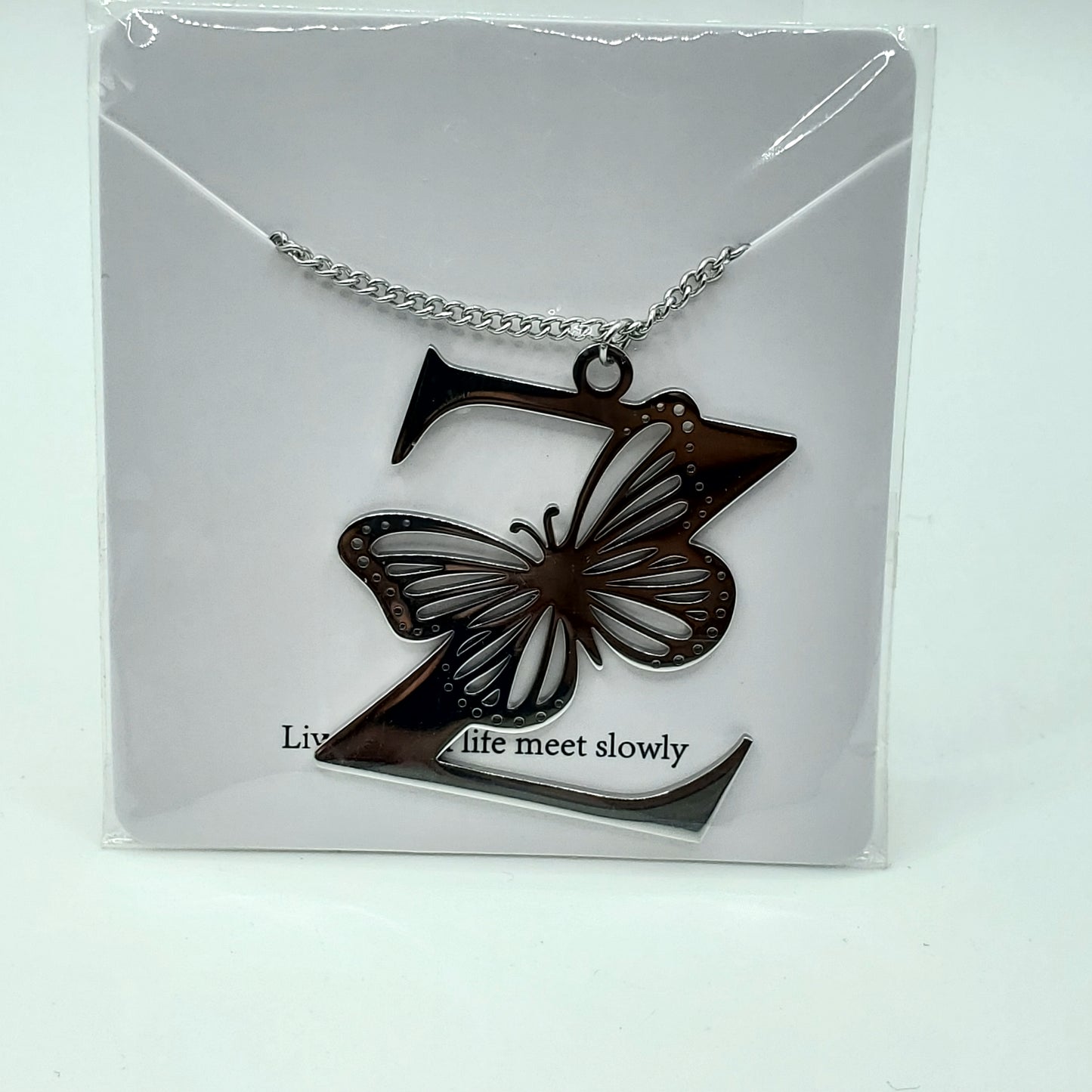 Butterfly 🦋 Initial Necklace