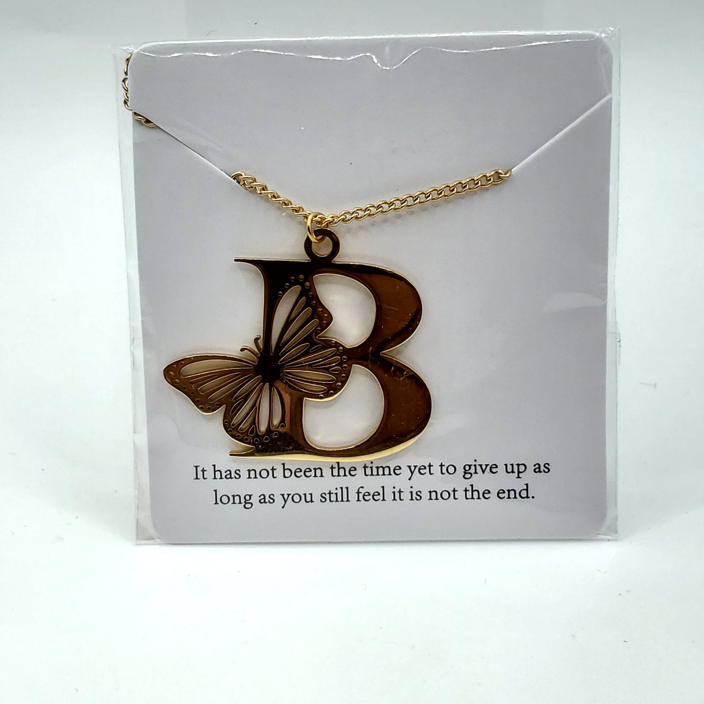 Butterfly 🦋 Initial Necklace