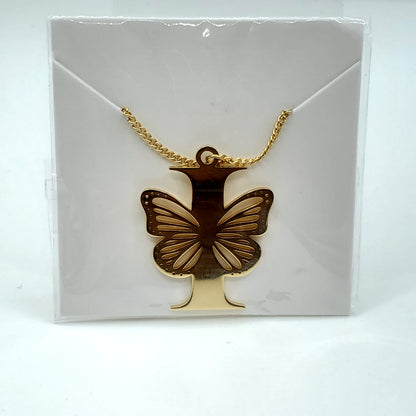 Butterfly 🦋 Initial Necklace