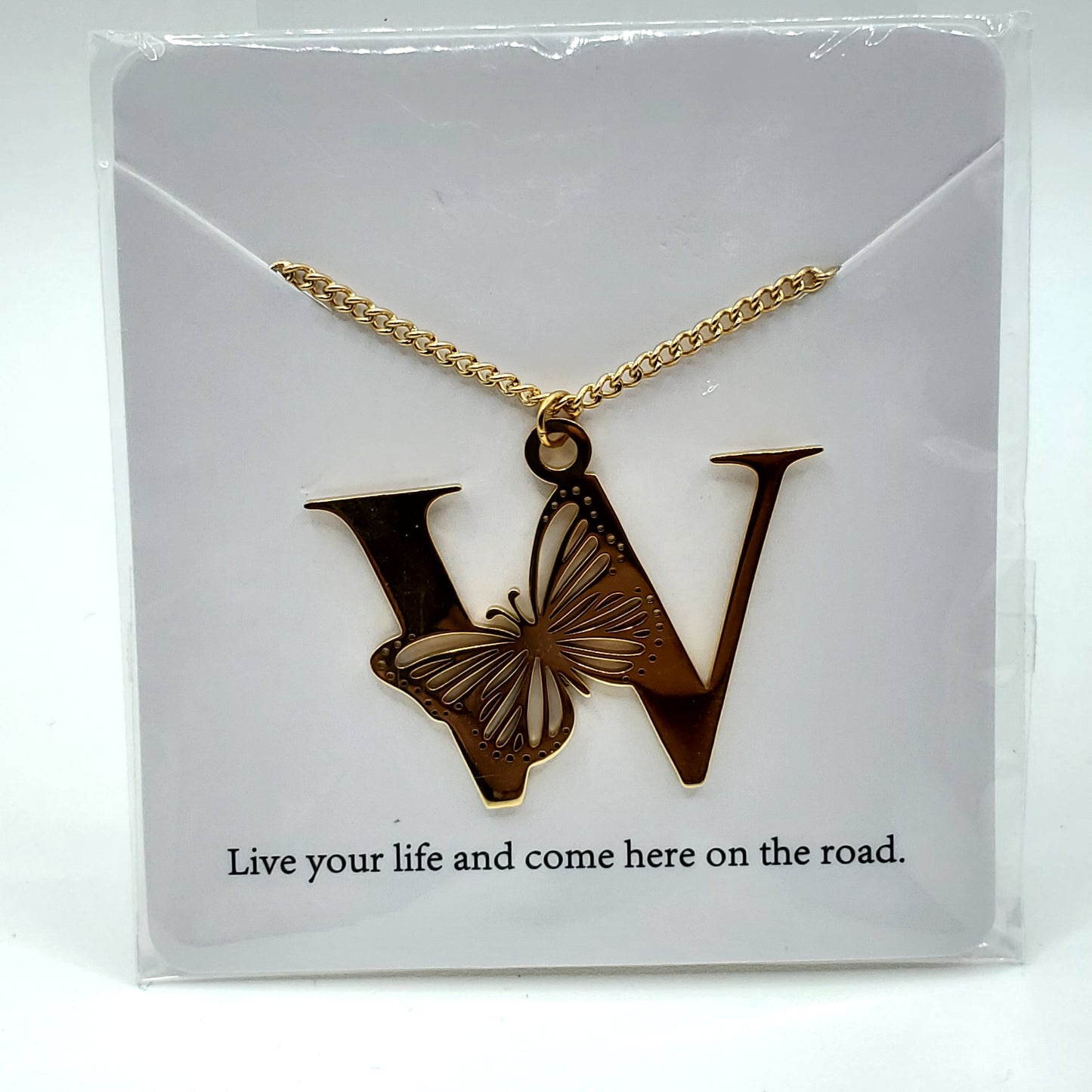 Butterfly 🦋 Initial Necklace