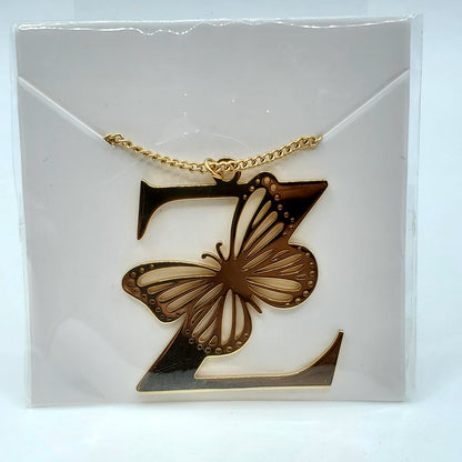 Butterfly 🦋 Initial Necklace