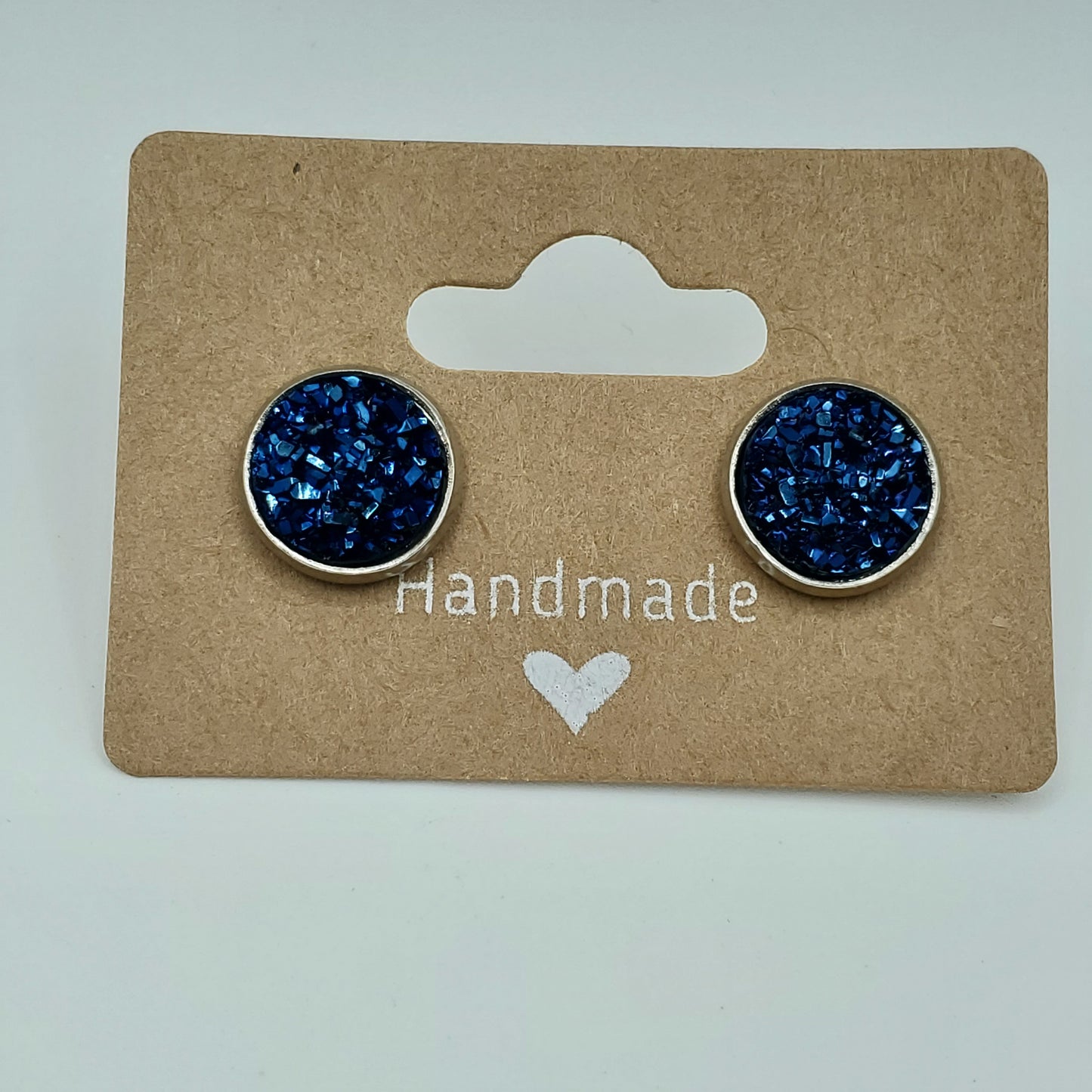 Fuzzy Circle Studs