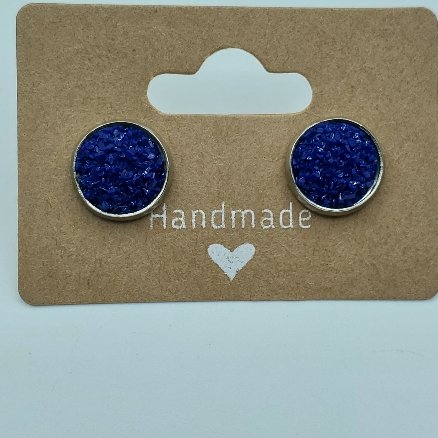 Fuzzy Circle Studs