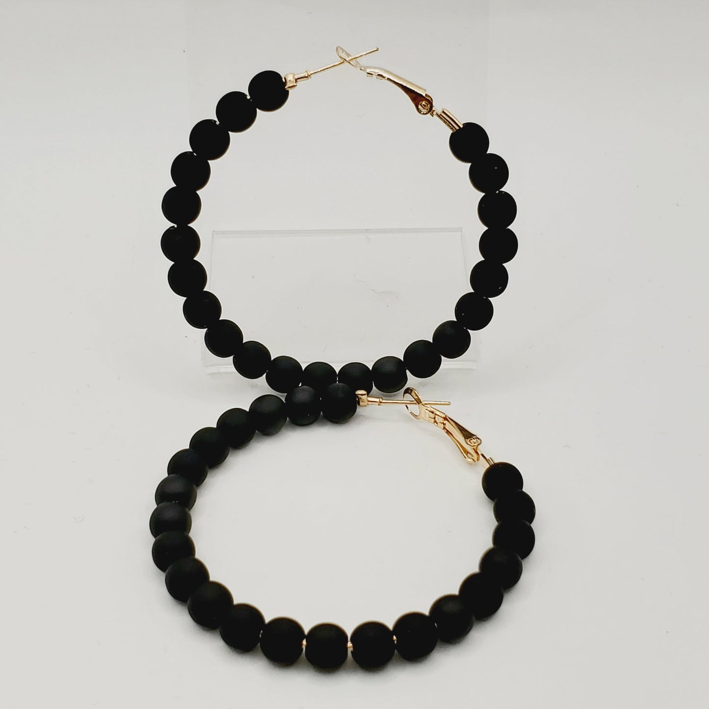 Beaded Hoops