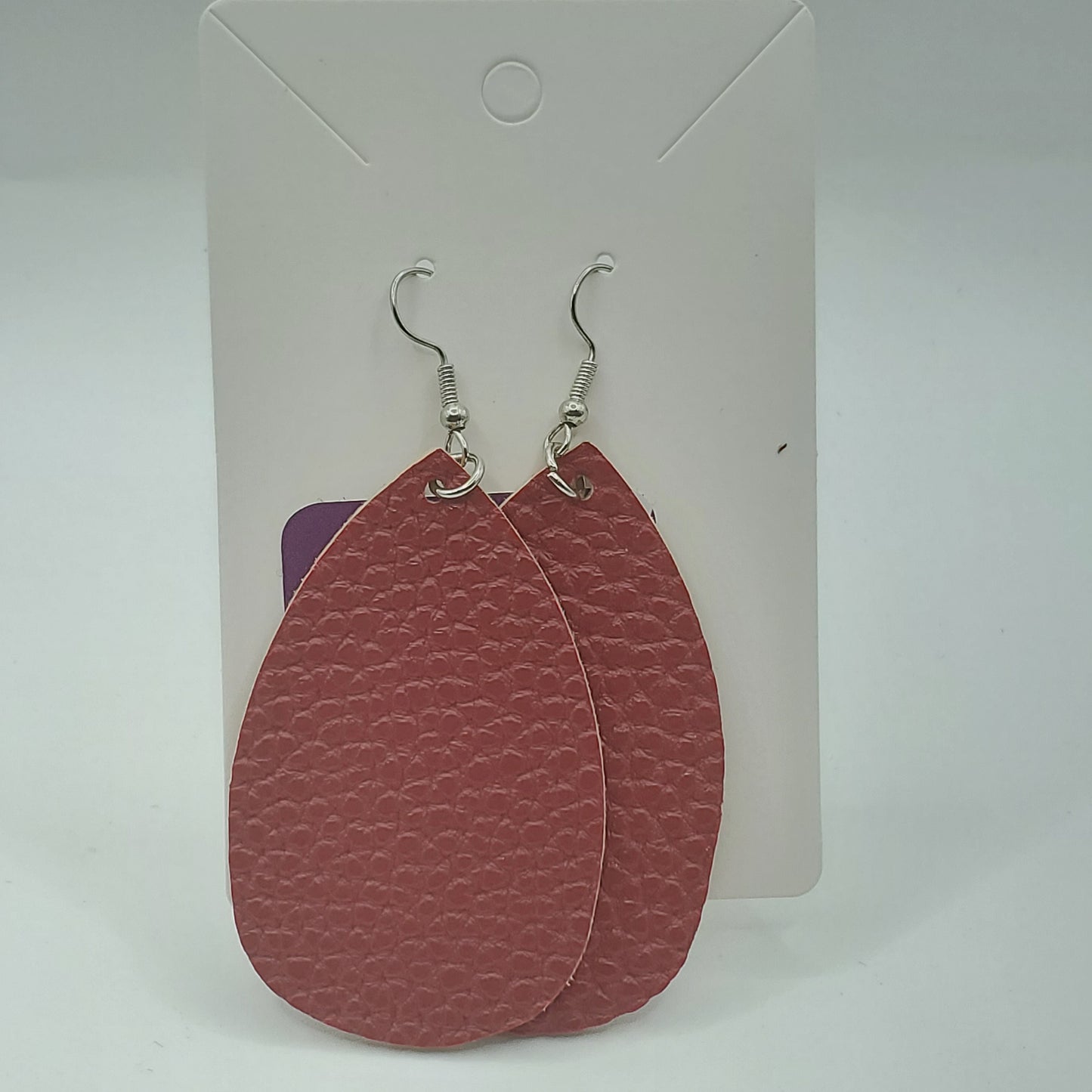 Faux Leather Earrings