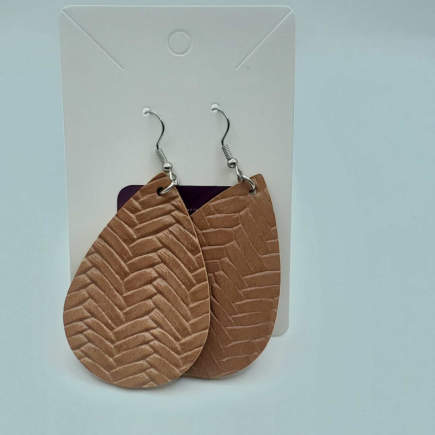 Faux Leather Earrings