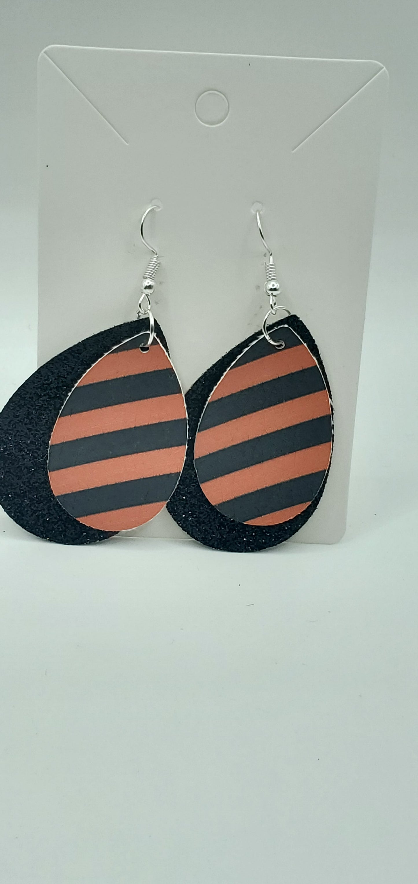 Halloween Faux Leather Earrings