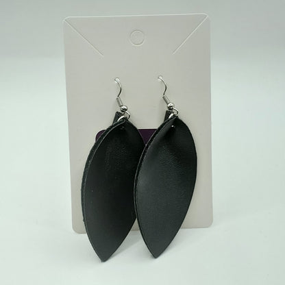 Faux Leather Earrings