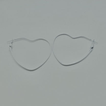 Retro Heart Earrings