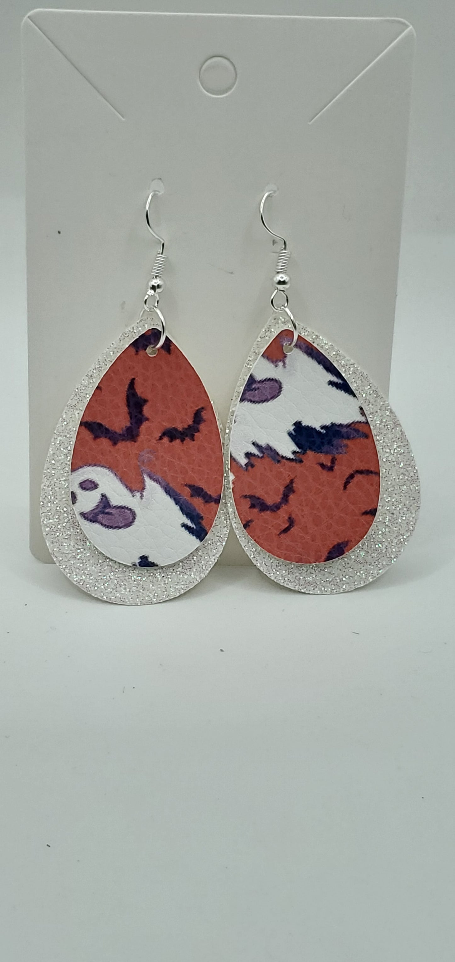 Halloween Faux Leather Earrings