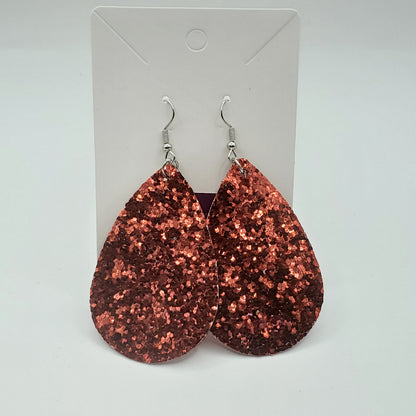 Faux Leather Earrings