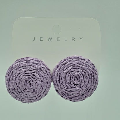 Braided Round Shape Studs