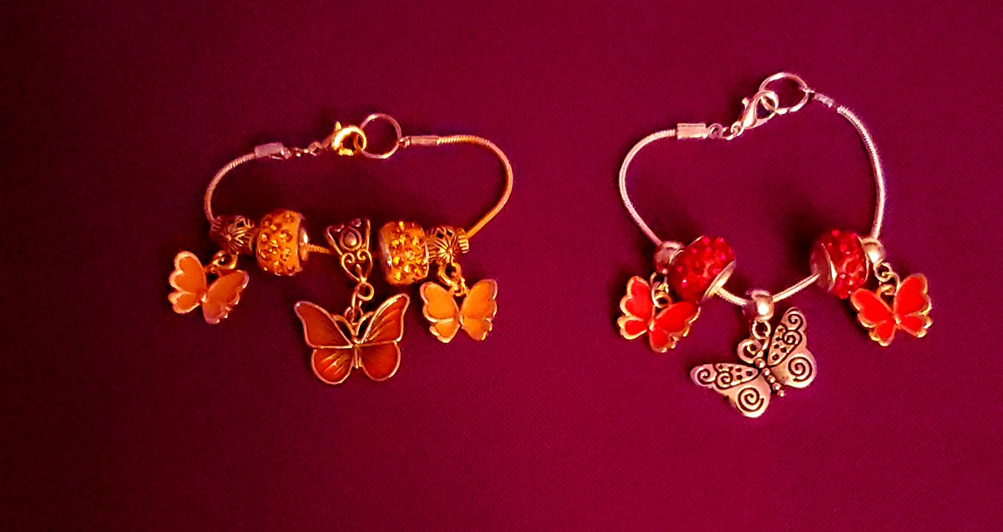 Butterfly 🦋 Charm Bracelets