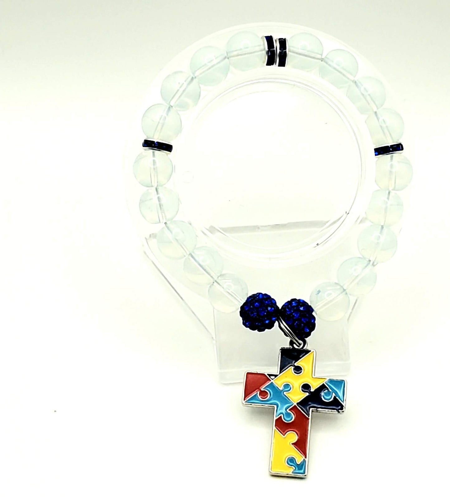 Autism Awareness Beaded Bracelet 