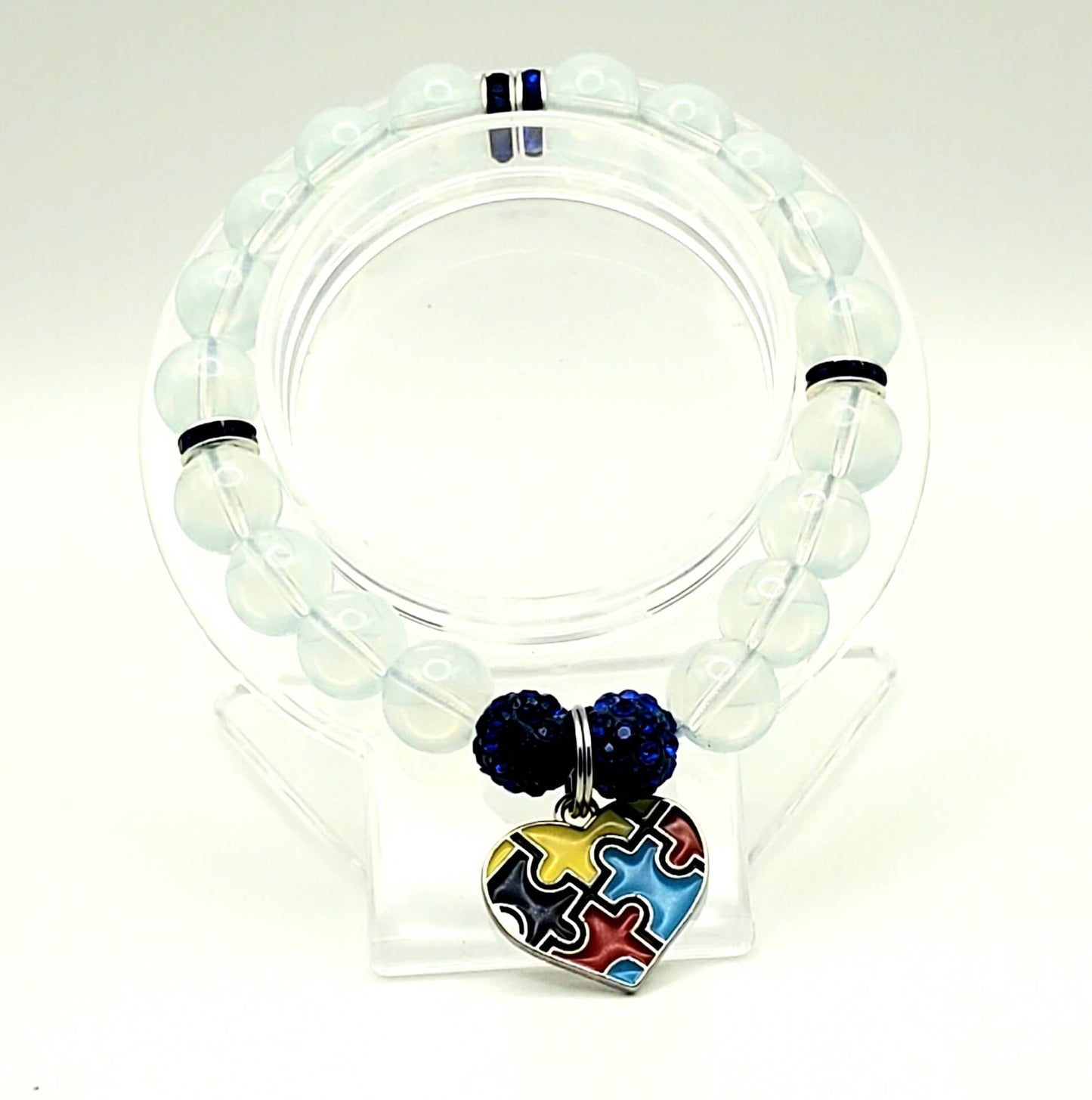 Autism Awareness Beaded Bracelet 