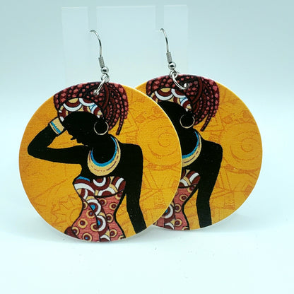 Fashion Me Wooden Earrings