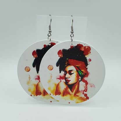 Fashion Me Wooden Earrings