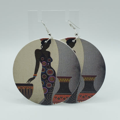 Fashion Me Wooden Earrings