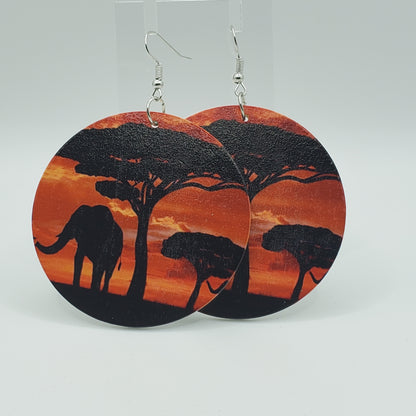 Fashion Me Wooden Earrings